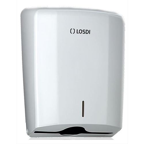 Dispenser prosoape de maini pliate, ABS, Losdi, alb