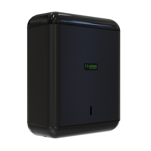 Dispenser prosoape de maini pliate in Z, Losdi, alb negru 
