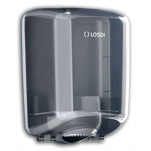 Dispenser prosoape de maini rola cu derulare centrala ABS, transparent, Losdi