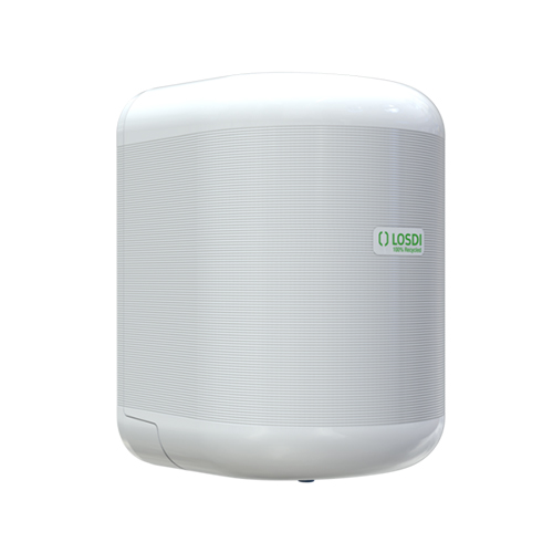Dispenser prosoape de maini rola cu derulare centrala ABS, Losdi, alb