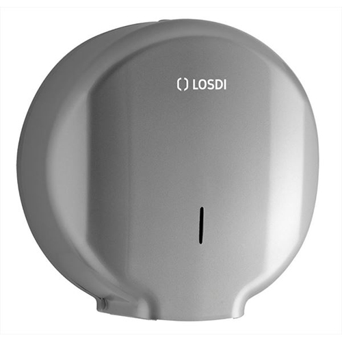 Dispenser hartie igienica rola maxi jumbo, Losdi, transparent gri 