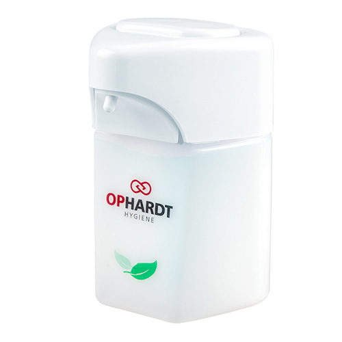 Dispenser sapun lichid KP 250 Bio, 250 ml, plastic - OpHardt, alb