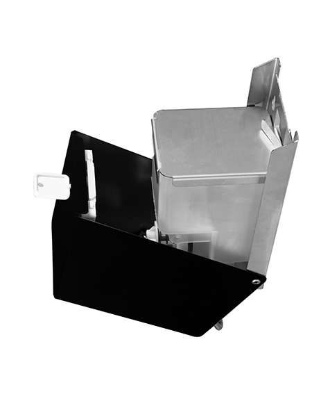 Dispenser spray curatare colaci WC 250 ml TSU 2-2 P/D, inox - OpHardt, alb negru 