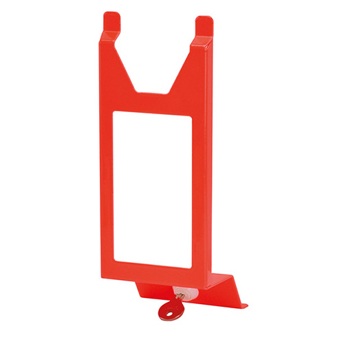 Dispozitiv securizare dispenser ingo-man plus VF IMP T P Touchless hi-vis, aluminiu - OpHardt, rosu