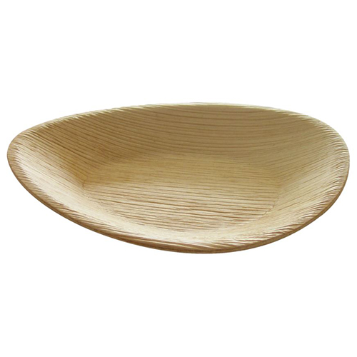 Farfurie biodegradabila din frunza de palmier Raaga, ovala, M, Abena