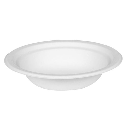 Farfurie biodegradabila din trestie de zahar 3.8cm, Ø18cm, 400 ml, Abena