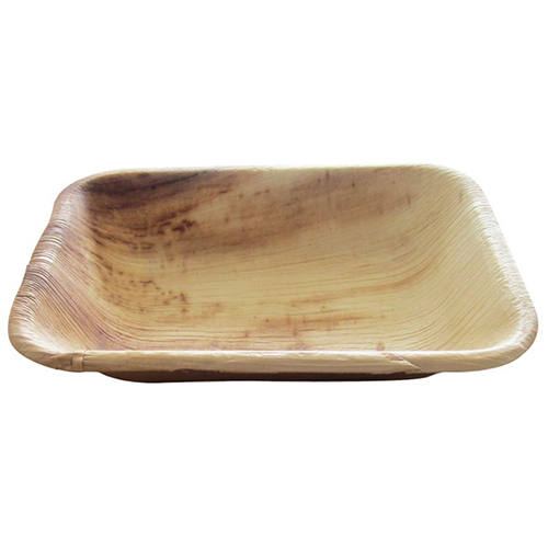Farfurie biodegradabila din frunza de palmier Jeeva, rectangulara, M, Abena