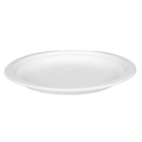 Farfurie biodegradabila din trestie de zahar, Ø18cm, Abena