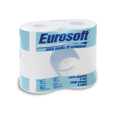 Hartie igienica Eurosoft (4 role/set), Eurocarta
