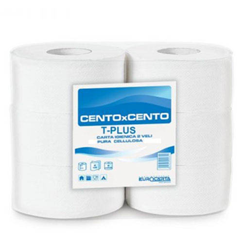 Rola hartie igienica Maxi Jumbo T-Plus, Eurocarta