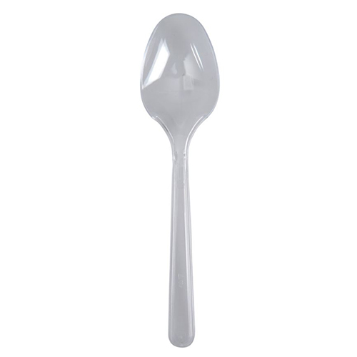 Lingura de unica folosinta 18 cm, transparenta, Abena
