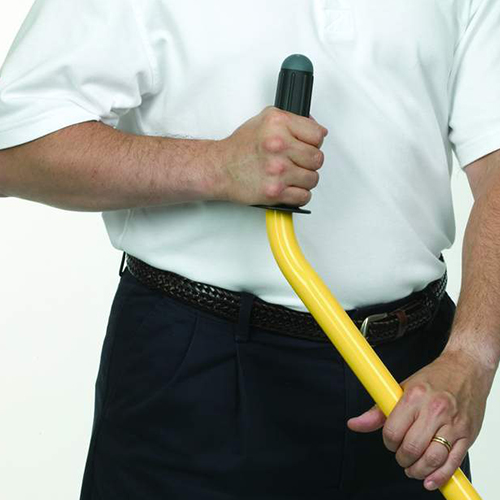 Maner Hygen aluminiu ergonomic telescopic 115 cm - 186 cm, galben, Rubbermaid