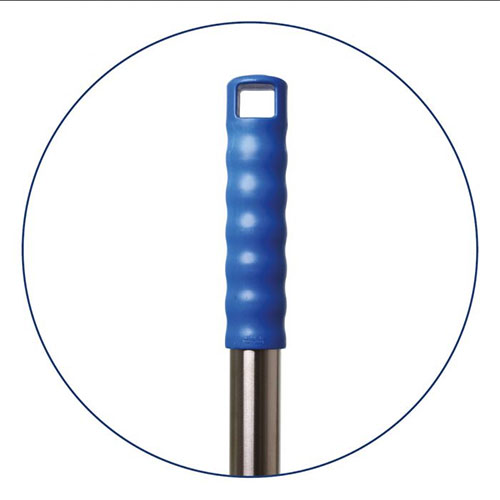 Maner inox, Ø22 mm, 1300 mm, albastru, Detectamet