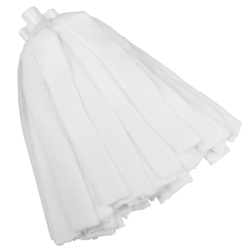 Mop franjurat din microfibra Stripe, 200 g -  Vikan alb 