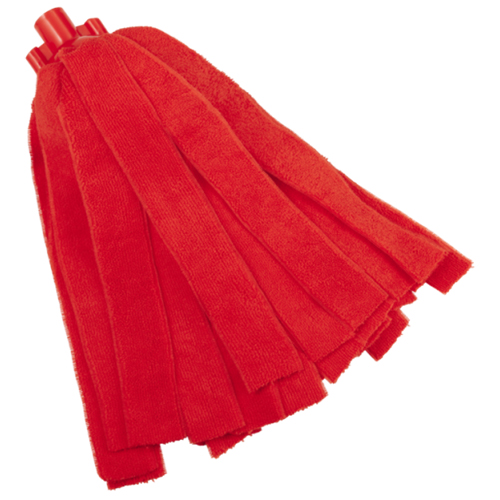 Mop franjurat din microfibra Stripe, 200 g -  Vikan rosu 