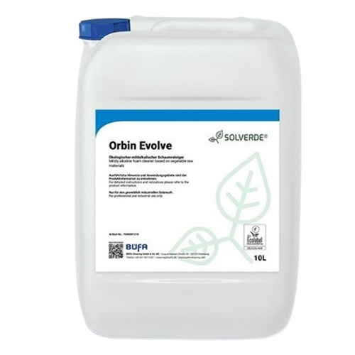 Orbin Evolve - Detergent spumant slab alcalin ecologic, 10L, Bufa
