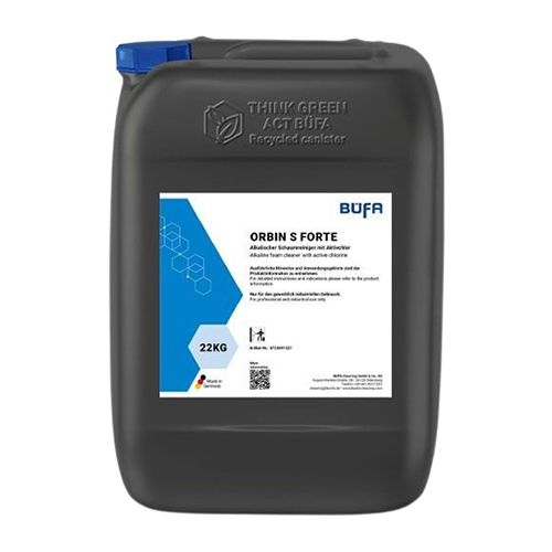 Detergent spumant alcalin clorinat, 22 kg, Orbin S Forte, Bufa