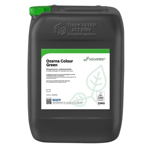Detergent textile colorate Bufa Ozerna Colour Green, canistra 20 Kg, Bufa