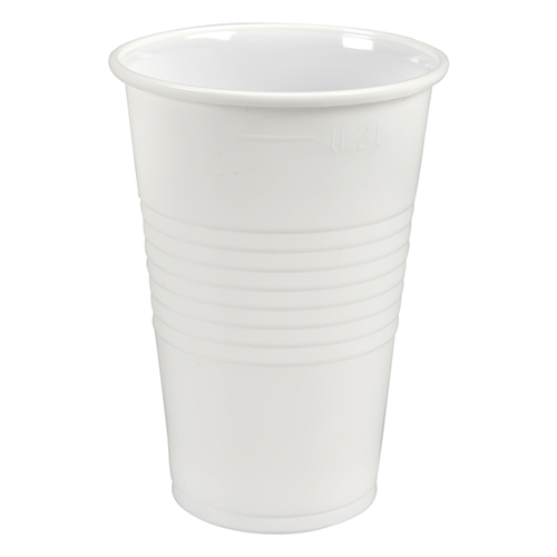 Pahar plastic de unica folosinta Gastro-Line, alb, Abena