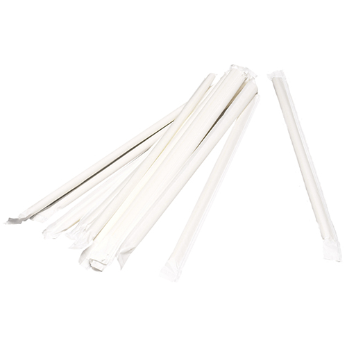 Paie flexibile ambalate individual 24 cm, alb/galben, Abena