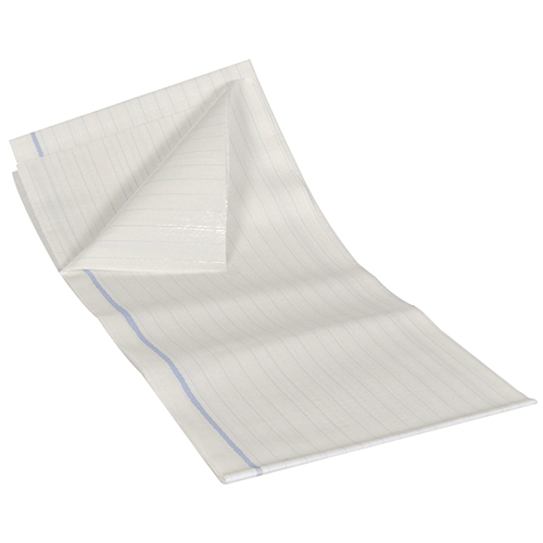 Protectie pat unica folosinta cu dungi, 80x170 cm, Abri-Bed Basic Plus, Abena