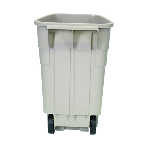 Pubela mobila fara capac 100L, bej, Rubbermaid