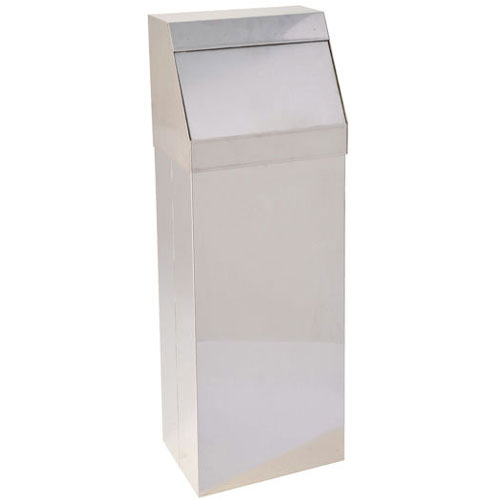 Cos de gunoi cu push 50 L inox AISI 304, satinat, Medial International