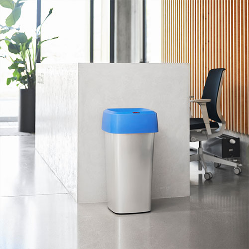 Capac patrat tip palnie pentru container Iris/Modo, Rothopro, gri