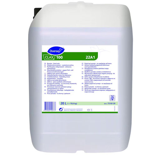 Clax 100 22A1 - Detergent de baza pentru textile, 20L, Diversey