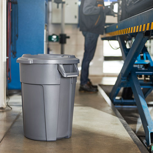 Container mare rotund Titan 120L, Rothopro, albastru