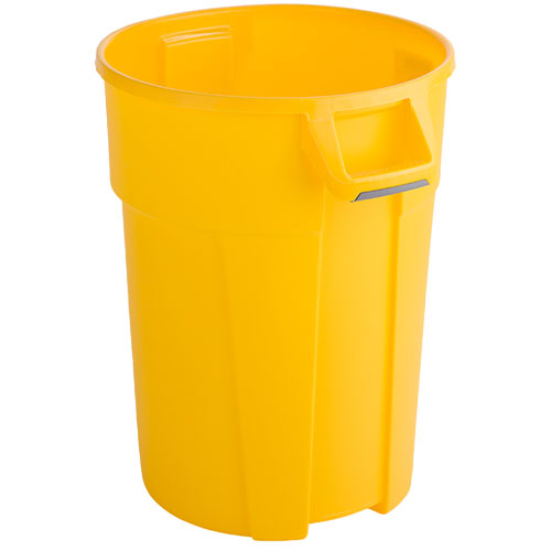 Container mare rotund Titan 120L, Rothopro, albastru galben 