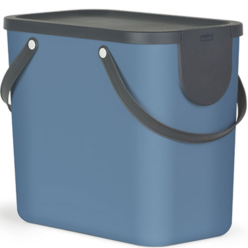 Cos colectare selectiva deseuri Albula 25L, Rothopro, albastru