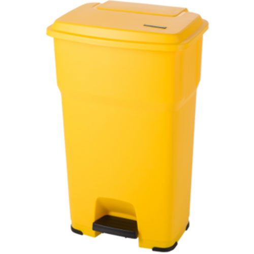 Cos gunoi cu pedala Hera, Rothopro 85L galben 