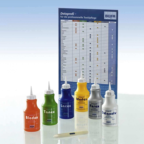 Agenti pentru indepartarea petelor  6 x 250 ml, Detaprofi Set, Bufa