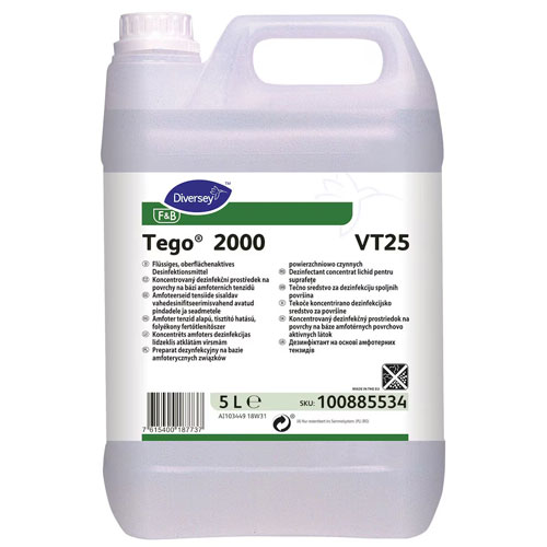Dezinfectant pentru spalari exterioare DI Tego 2000 VT25 5L, Diversey