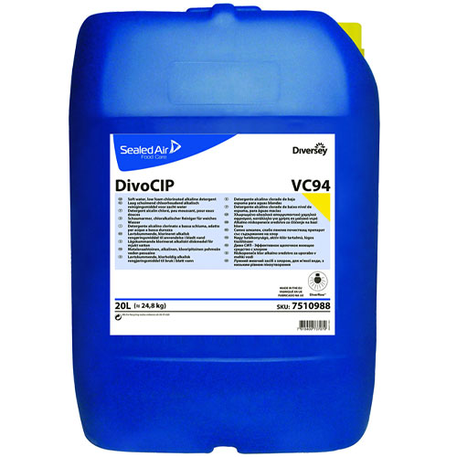 DivoCIP - Detergent alcalin clorinat cu spumare redusa, 20L, Diversey