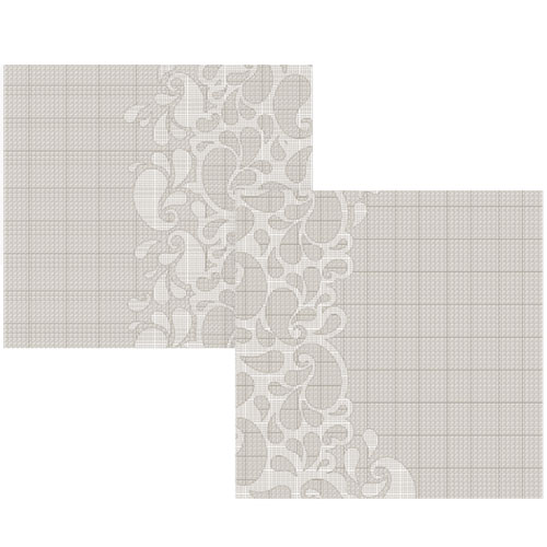 Fata de masa din airlaid 100 x 100 cm, Drops Hazelnut, Fato gri 