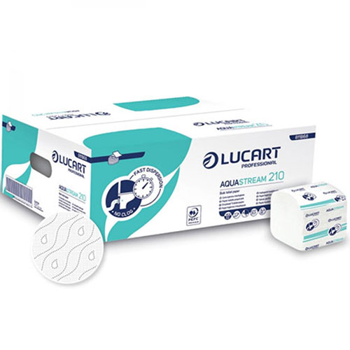 Hartie igienica pachet bulk, Aquastream 210 I, Lucart