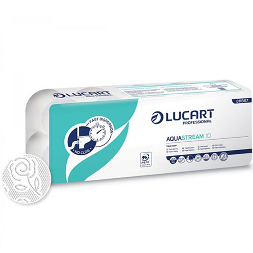 Hartie igienica rola standard, Aquastream 10, Lucart