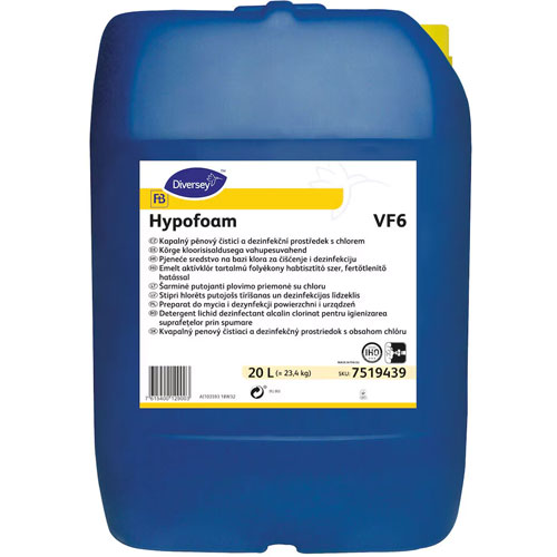 Hypofoam - Detergent spumant alcalin puternic clorinat, 20L, Diversey