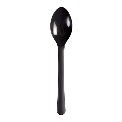 Lingura reutilizabila 18 cm, negru, Abena