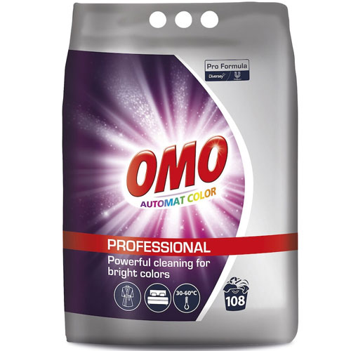 Omo Professional Automat Color - Detergent de baza pentru textile colorate, 7kg, Diversey