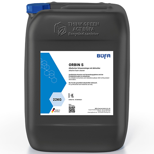 Detergent spumant alcalin clorinat, 22 kg, Orbin S, Bufa