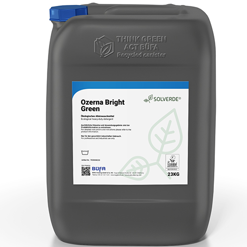 Detergent alcalin universal cu agent de stralucire, 23 kg, Ozerna Bright Green,  Bufa