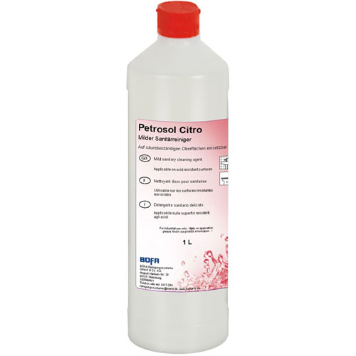 Petrosol Citro - Agent de curatare sanitar, 1L, Bufa