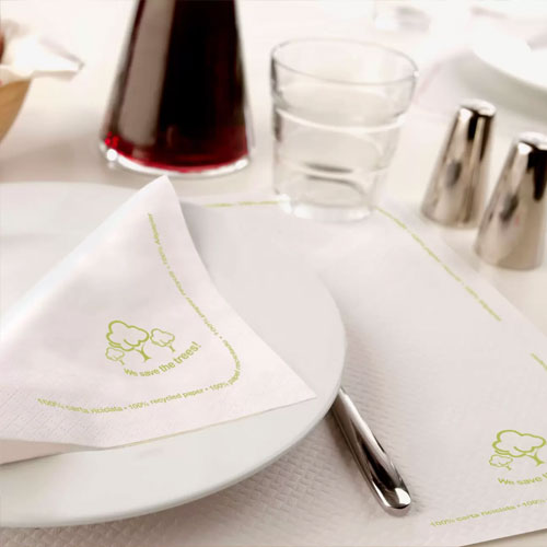 Placemat din hartie 30x40 cm, Green-Save the trees, Fato