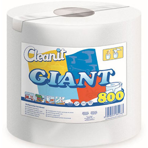 Rola prosoape din hartie pentru bucatarie, Cleanit Giant 800, Lucart