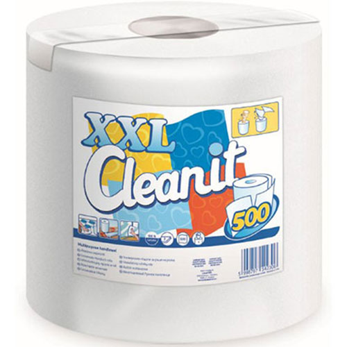 Rola prosoape din hartie pentru bucatarie, Cleanit XXL 500, Lucart