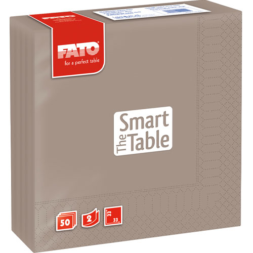 Servetele 33x33 cm 2 straturi, Smart Table, Fato gri inchis 