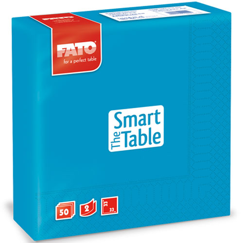 Servetele 33x33 cm 2 straturi, Smart Table, Fato turcoaz 